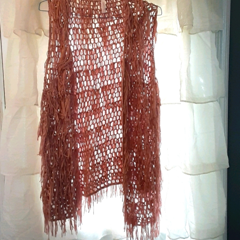 Fringe cardigan